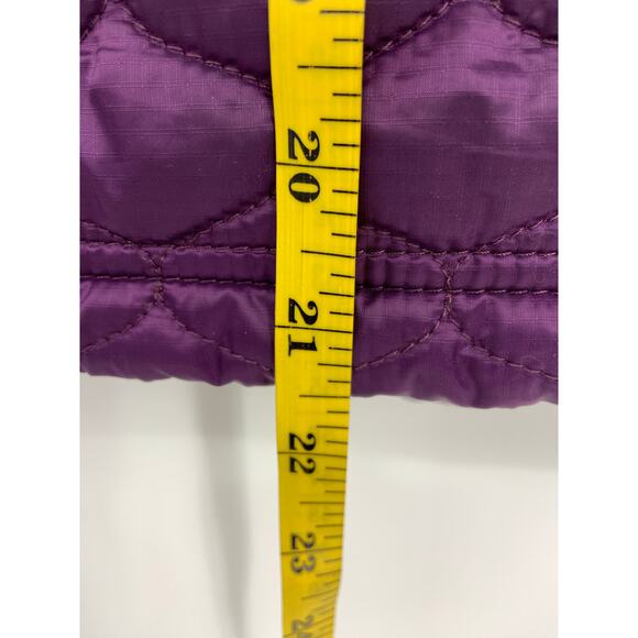L.L. Bean Purple Quilted Full Zip Polyester Puffer Vest Jacket Size S - Picture 6 of 6